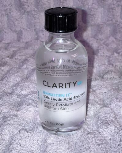 ClarityRx Brighten It 10% Lactic Acid Solution 2 fl oz / 60 ml New.