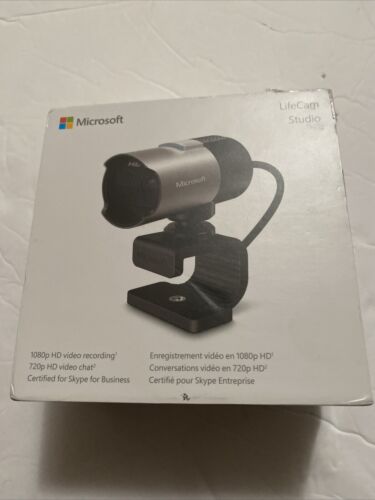 Microsoft PL2 LifeCam Studio 3 In 5MP 1080 HD USB Camera with Micro SD Memory