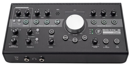 Mackie Big Knob Studio + Plus 4×3 Studio Monitor Controller Interface w/ USB I/O