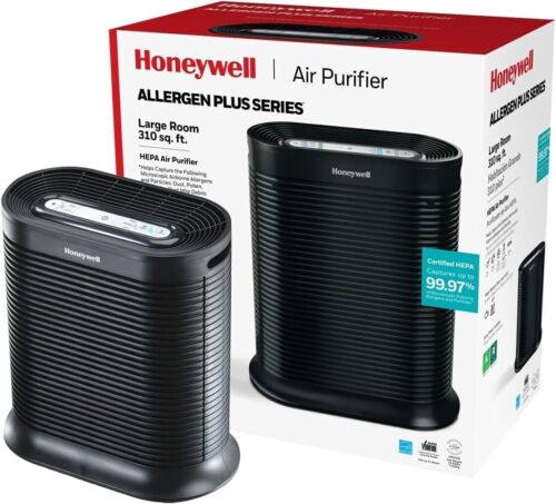 Honeywell AllergenPlus HEPA Air Purifier,Reduces Allergens,Smoke,Wildfire Smoke