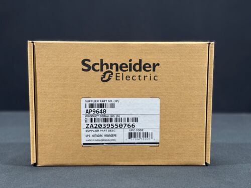 Schneider Electric APC AP9640 Network Management Adapter- Same Day Shipping