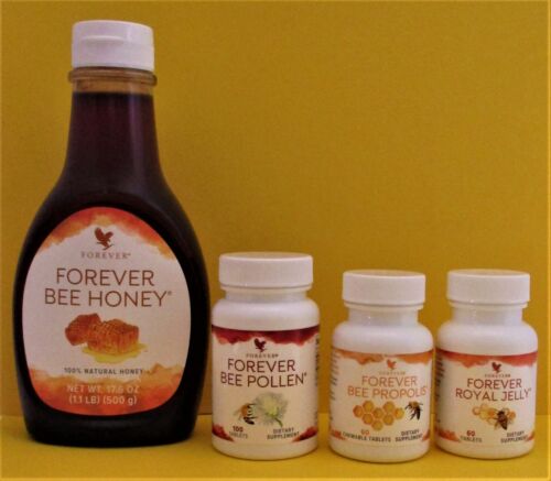 Forever Living Honey Bee Pollen Propolis Royal Jelly Tabs Energy Immunity Exp 26