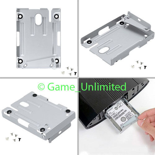 New PS3 Super Slim 4000 HDD Consoles Hard Disk Drive Mounting Bracket Caddy