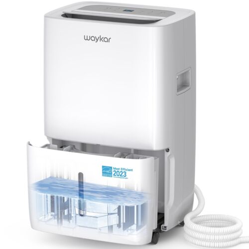 80 Pints Energy Star Dehumidifier for Spaces up to 5,000 Sq. Ft Large Basement