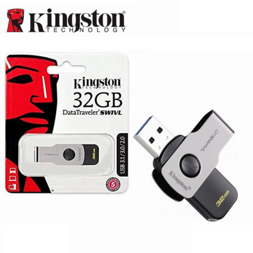 Rotate Kingston DT SWIVL 64GB USB3.1 Flash Drive Memory Stick USB Storage Device