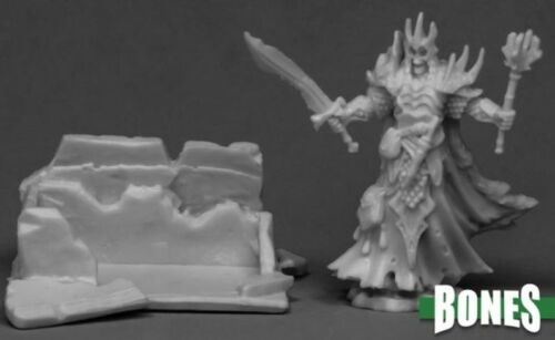 1x DUST KING – BONES REAPER Miniature Graveyard Crypt King Skeleton Figure 77535