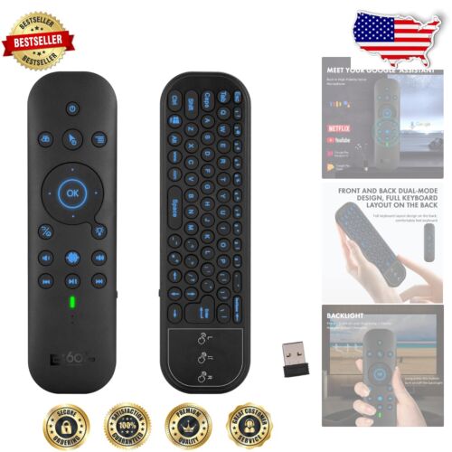 Versatile Air Mouse Remote – Voice Control, IR Learning & Dual-Mode Connectivity