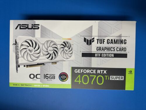 ASUS TUF Gaming NVIDIA GeForce RTX 4070 Ti SUPER White  (BTF EDITION ONLY)