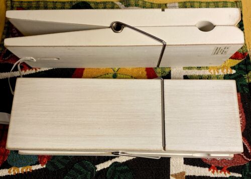 2 Hobby Lobby – 12″ Jumbo Extra Large Clothes Pin Clip Wall Decor, White, EUC