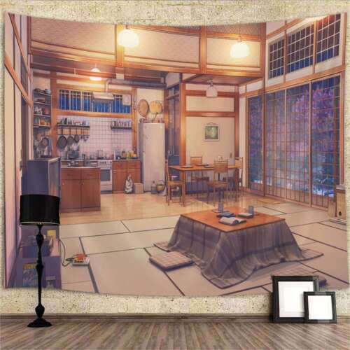 Japan Cute Room Extra Large Tapestry Wall Hanging Posters Anime Background