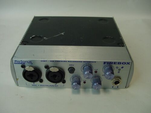 PRESONUS FIREBOX 24 BIT 96K FIREWIRE RECORDING INTERFACE – NO POWER CORD