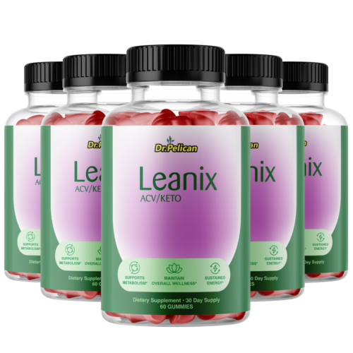 Leanix ACV/Keto- Keto & Weight Support- 5 Bottles- 300 Gummies