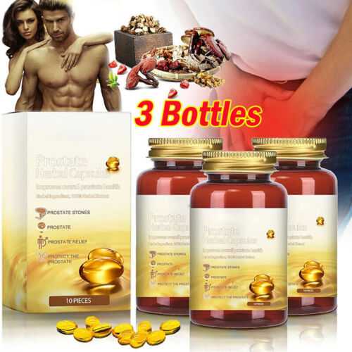 3 Bottle North Moon Capsules Prostate Health Reduce Frequent Urination For Men