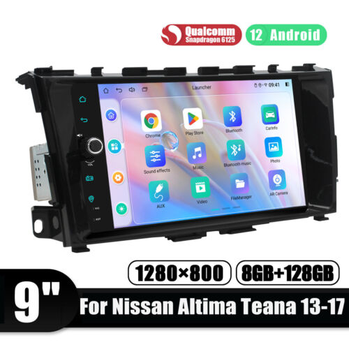 8+128GB for Nissan Altima Teana 2013-2017 Android 12 Headunit Carplay Bluetooth