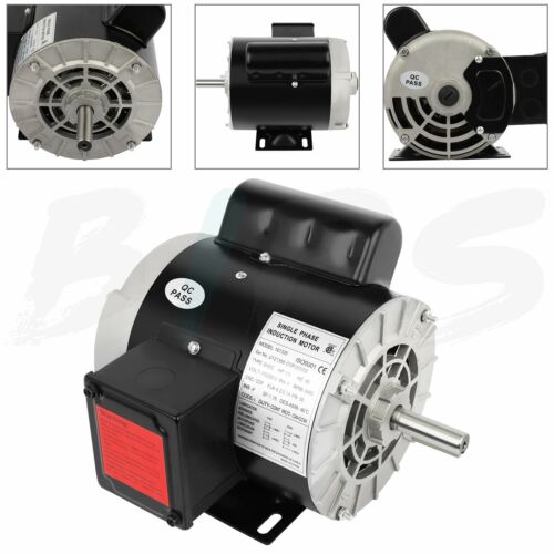 Motor 1/3HP General Purpose Single Phase 3450RPM 115/230V 5/8″ Shaft ODP