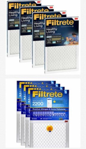 3M Filtrete/HVAC Air Filter Reduces Airborne Dust Allergens Bacteria Viruses MPR