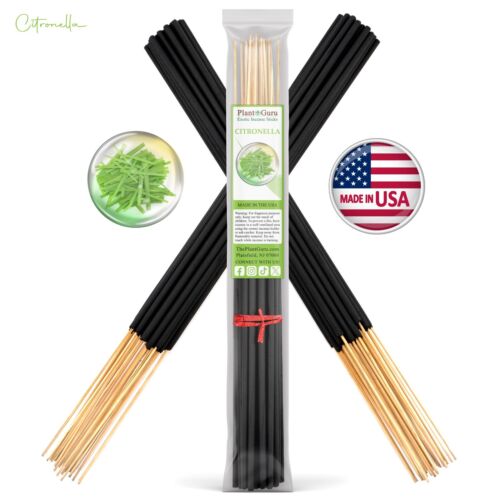 CITRONELLA Incense Sticks 19″ Jumbo Extra Large Bulk Handmade Hand Dipped