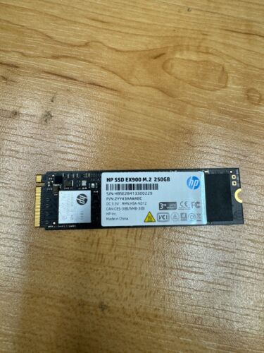 HP SSD EX900 M.2 250GB Internal SSD – 2YY43AA#ABC