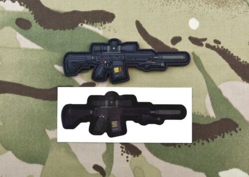 HK417 3D PVC Patch UKSF SAS SBS SFSG SRR 7.62×51 Heckler Koch H&K 417