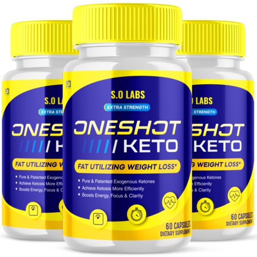 One Shot Keto Capsules – One Shot Supplement For Weight Loss ORIGINAL – 3 Pack