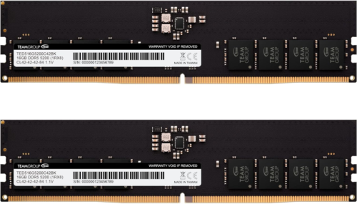 Elite DDR5 16GB Kit (2X8Gb) 5200Mhz (PC5-41600) CL42 Non-Ecc Unbuffered 1.1V UDI