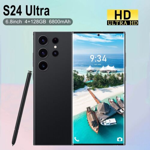 New S24 Ultra Factory Unlocked 7.3 Smartphone 5G Android 13 RAM 8GB ROM256G Gift