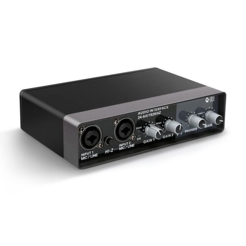 USB Audio Interface for Recording Music, AudioBox Mic Preamps 48v 2 Channel f…