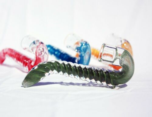 SAX 4″ GLASS SHERLOCK SMOKING PIPE SOLID COLORS PGK002