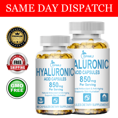 Hyaluronic Acid Capsules For Healthy Joints Support, Anti Aging, Reduce Wrinkles