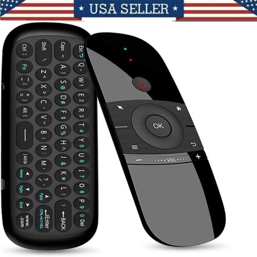 Air Mouse Rechargeable Wireless Keyboard Remote Control For Smart TV 2.4GHz Fly