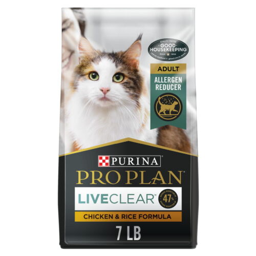 Allergen Reducing, High Protein Cat Food, LIVECLEAR Chicken and Rice Formula