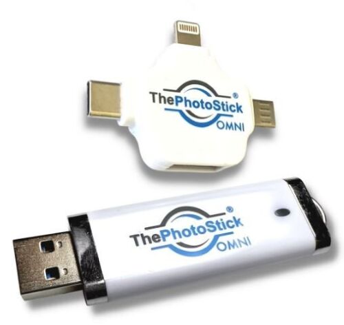 ThePhotoStick Omni 1TB For All Devices, PCs, Laptops, Cell Phones & Tablets