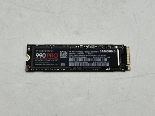 Samsung 990 PRO 2TB M.2 NVME PCIE 4.0 V-NAND Internal SSD MZ-V9P2T0 New