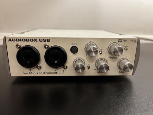 Pre Sonus Audiobox USB Midi Interface Box Only