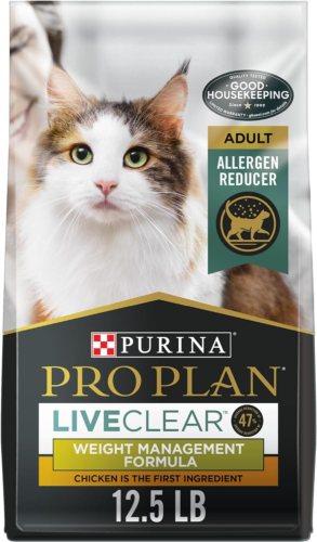 Allergen Reducing, Weight Control Dry Cat Food, LIVECLEAR Chicken and Rice Formu