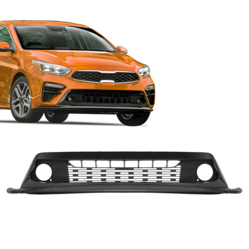 PAINTED BLACK FRONT LOWER BUMPER GRILLE FOR KIA FORTE 2019 2020 2021 #KI1015113