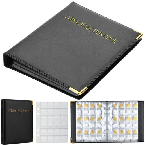 480 Pocket World Coin Storage Book Large Capacity Folder Collection Holder Album