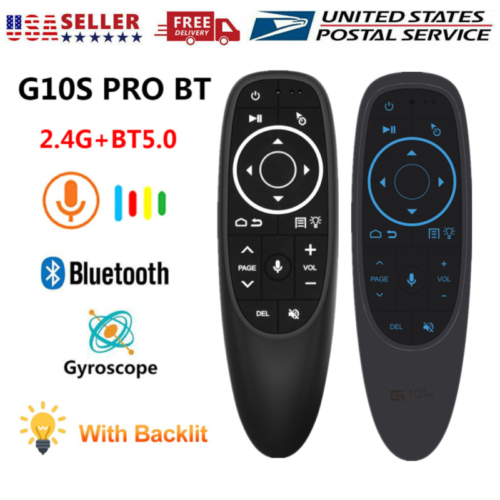 G10S Pro Voice Remote Control 2.4G + Bluetooth Wireless IR Air Mouse fit Android