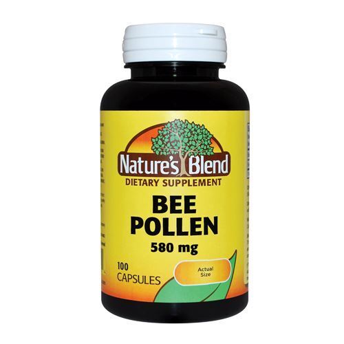 Bee Pollen 580 mg 100 Caps By Nature’s Blend