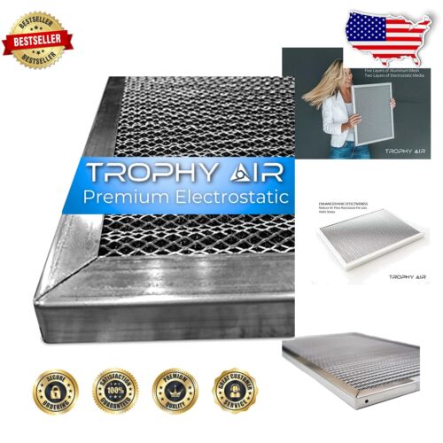 16x24x1 Aluminum Air Filter – Improves Airflow, Reduces Allergens, Lasts Forever