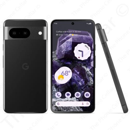 Google Pixel 8 128GB Unlocked GA04803-US 6.2″ OLED 50MP WiFi GPS NFC 5G Obsidian