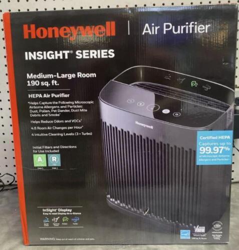 Honeywell Insight Hepa Air Purifier With Air Quality Indicator For Medium-Large