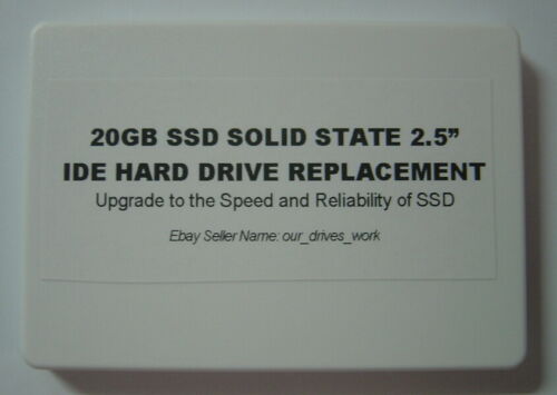 20GB Fast SSD Replace Worn Out Hard Drives with 2.5″ 44 PIN IDE SSD Drive