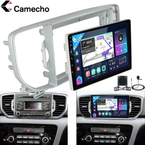 8+128GB For 2016 KIA Sportage KX5 Car Stereo Radio Android 13 Carplay GPS BT Cam