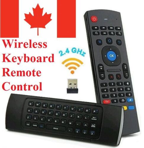 Wireless Keyboard Remote Control Air Mouse for Android TV Box Computer PC PS4