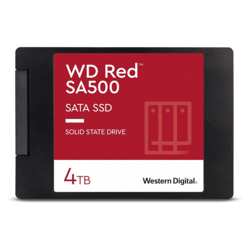 WD Red SA500 4TB 3D NAND Internal SSD – SATA III 6 GB/S, 2.5″/7mm – WDS400T1R0A