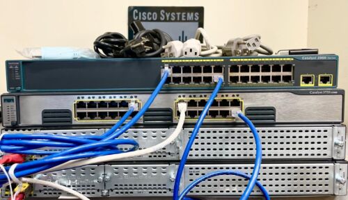 Ultimate Cisco CCENT CCNA & CCNP LAB KIT ISR4331 Cisco IOS-XE,3750g,2960 Switch