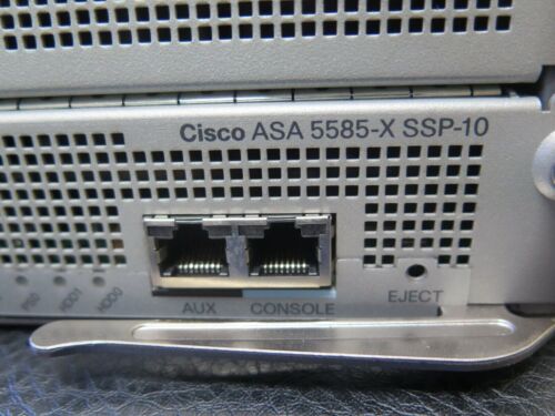 Cisco ASA 5585-X FireWall Chassis with SSP-10 MODULE and 1200W DUAL PWR