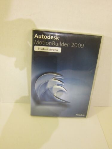 NEW Autodesk Motion Builder W/SERIAL NO. 2009 Student Version  (PC DVD, 2009)#BR