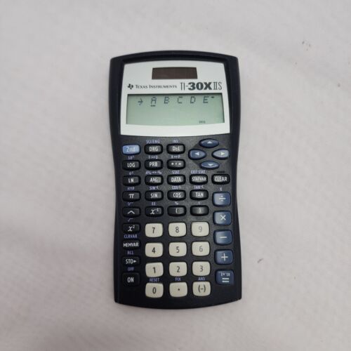 Texas Instruments TI-30X IIS Scientific Calculator Blue NO Cover TESTED WORKING